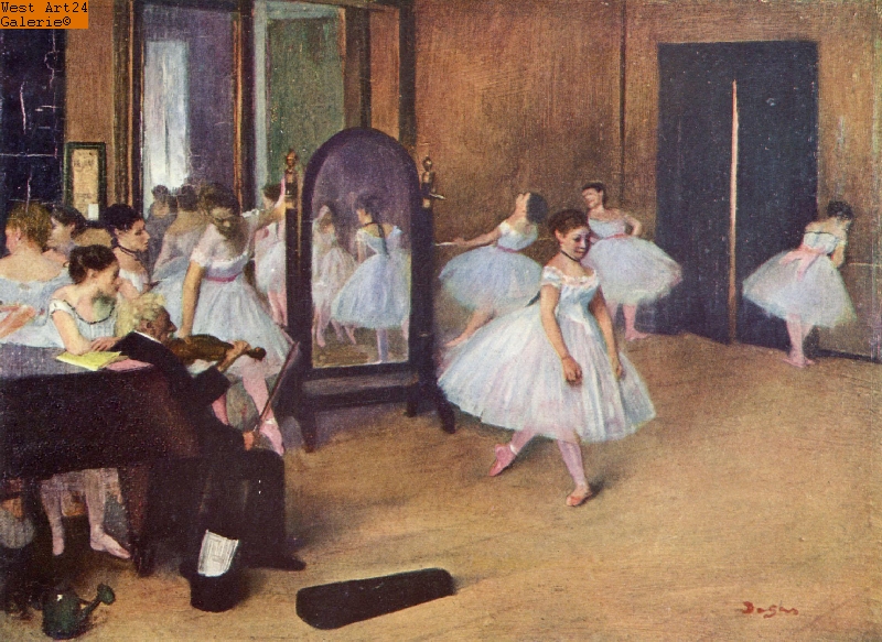 Der Tanzsaal nach Degas Gemäldeimitation